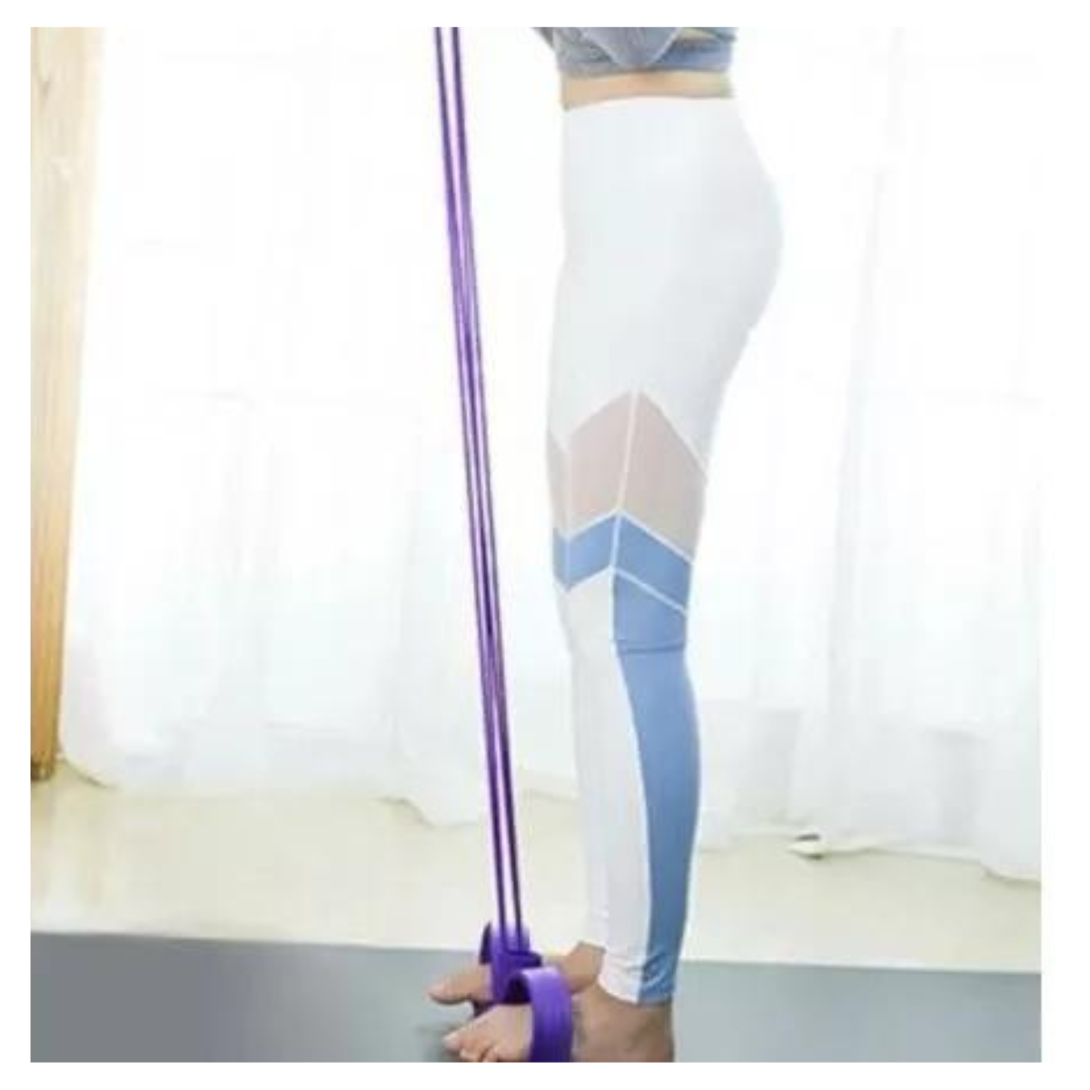 Bandas Elásticas de ejercicio con Pedal
