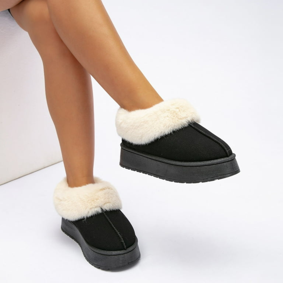 Botas Nieve Cortas Felpa Mujer Invierno