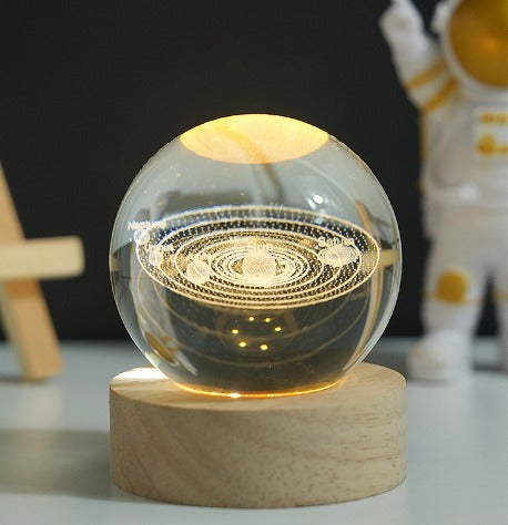 Lampara esfera de cristal Diseño 3D