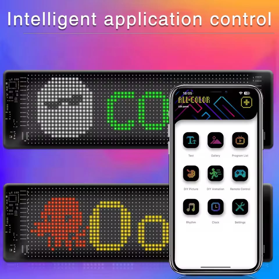 Panel de matriz Led de desplazamiento US