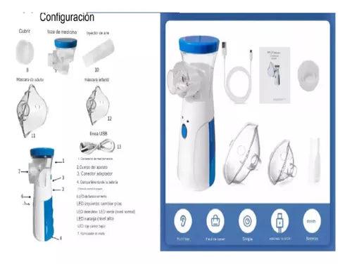 Nebulizador Portátil Niños Adultos