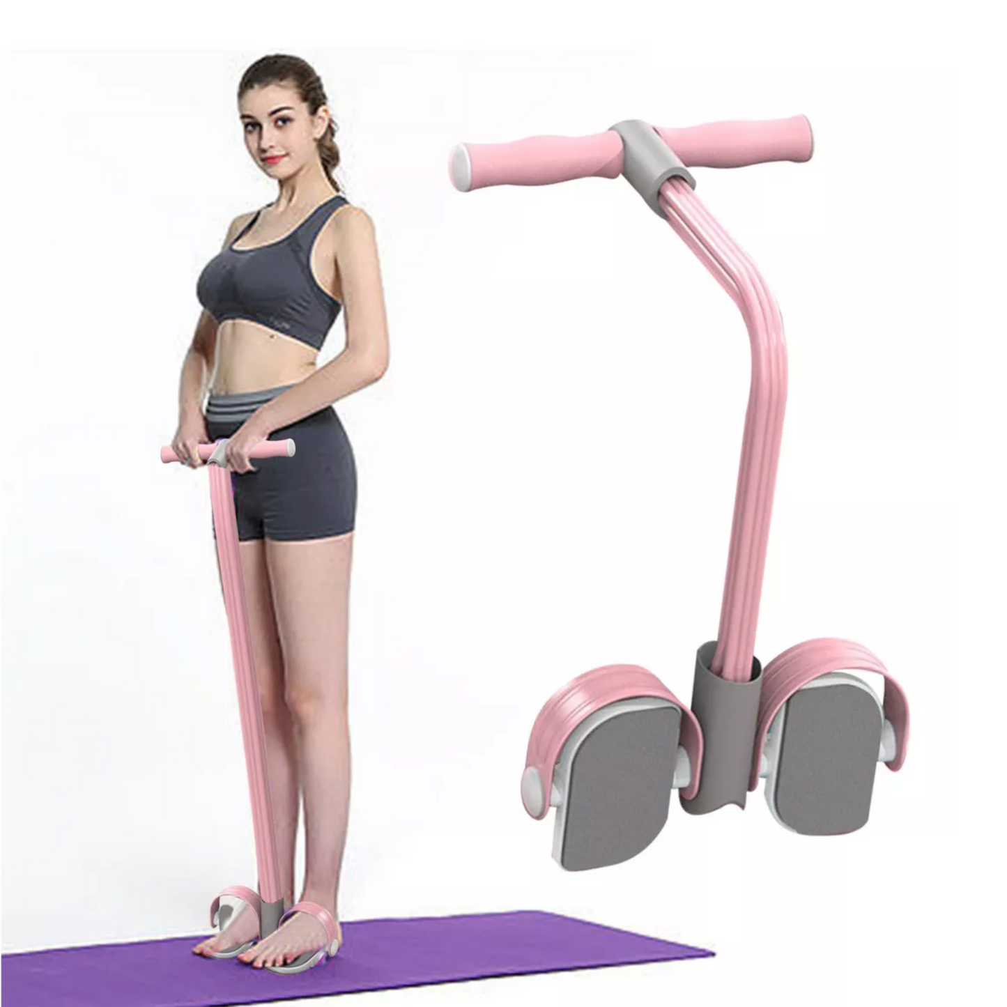 Bandas Elásticas de ejercicio con Pedal