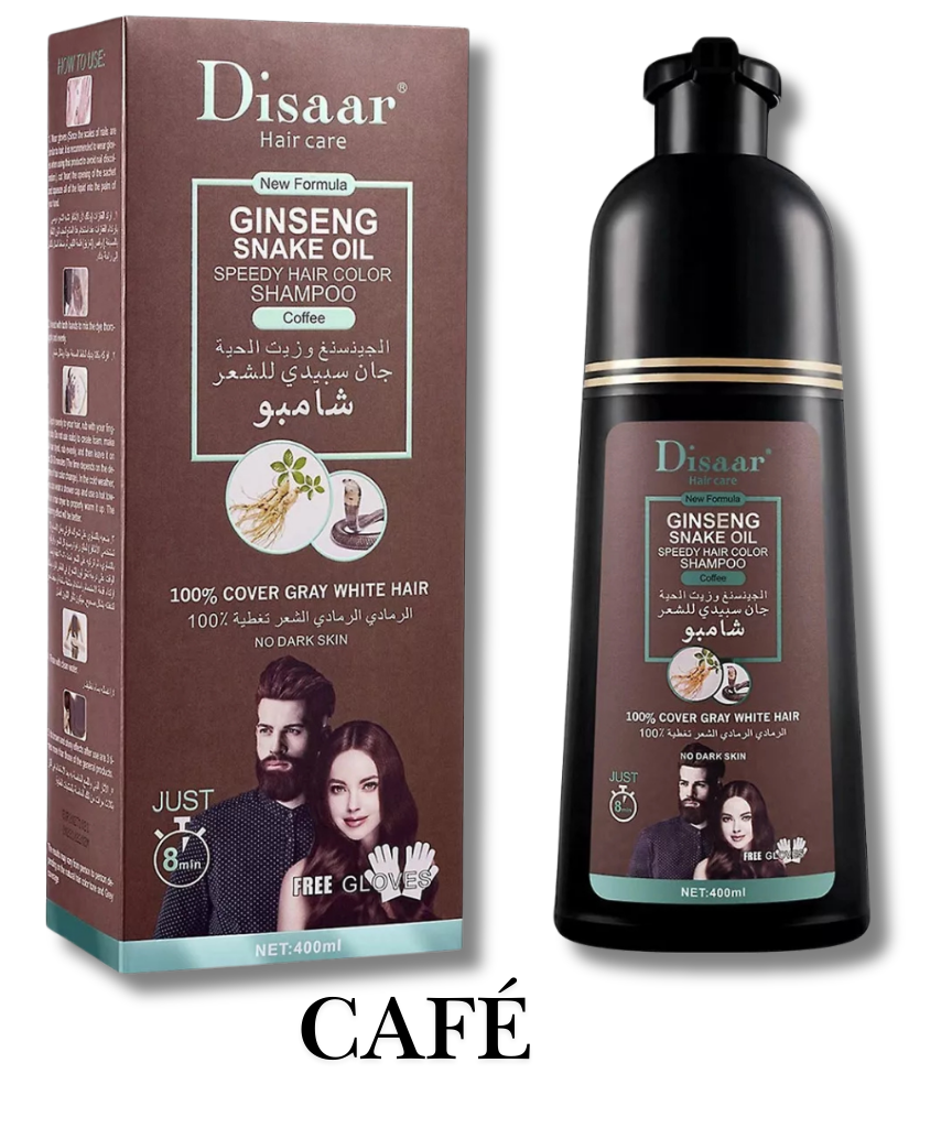 SHAMPOO COLORANTE TINTE CUBRE CANAS