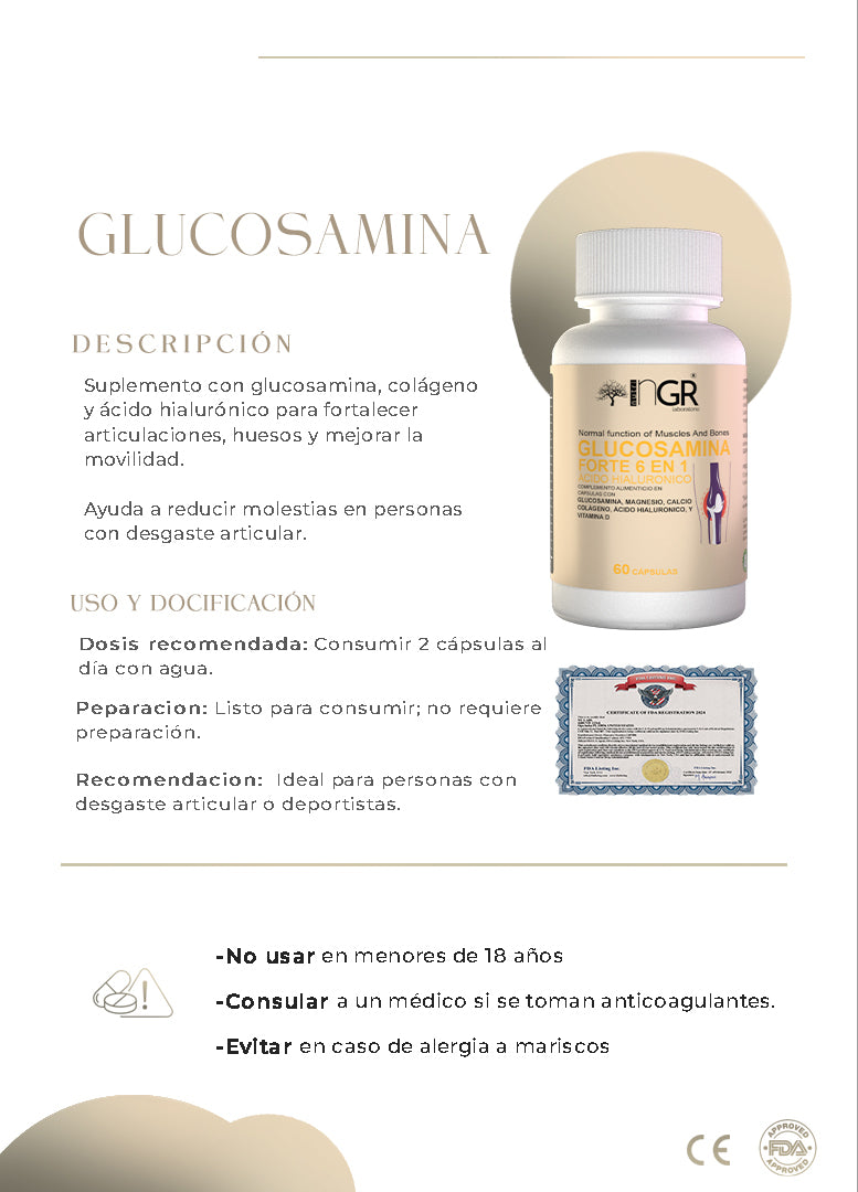 GLUCOSAMINA FORTE 6 EN 1