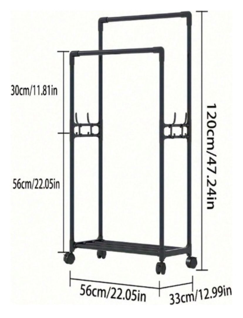 PERCHERO ZAPATERO 33X120X56