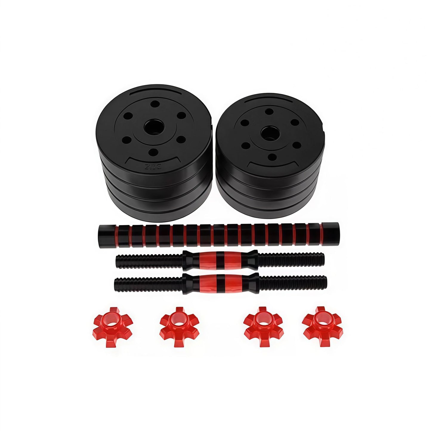 Set Mancuernas Y Barra Armable 20kg Pesa