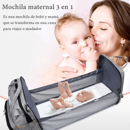 Mochila Maternal Premium cuna bebe