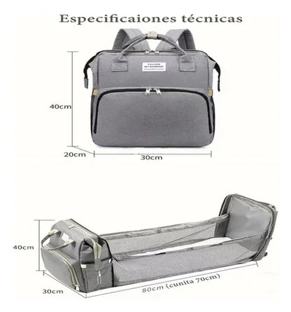 Mochila Maternal Premium cuna bebe