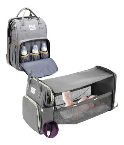 Mochila Maternal Premium cuna bebe