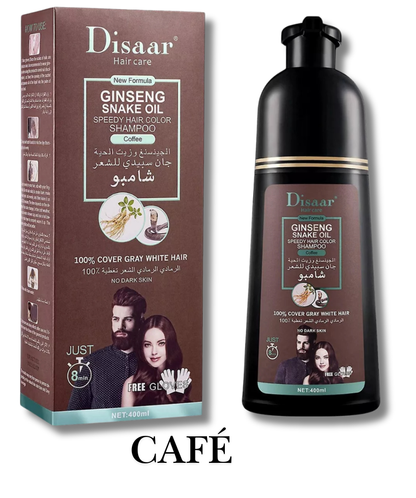 SHAMPOO COLORANTE TINTE CUBRE CANAS